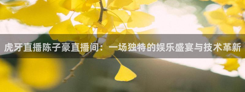 nba直播jrkan：虎牙直播陈子豪直播间：一场独特的娱乐盛宴与技术革新